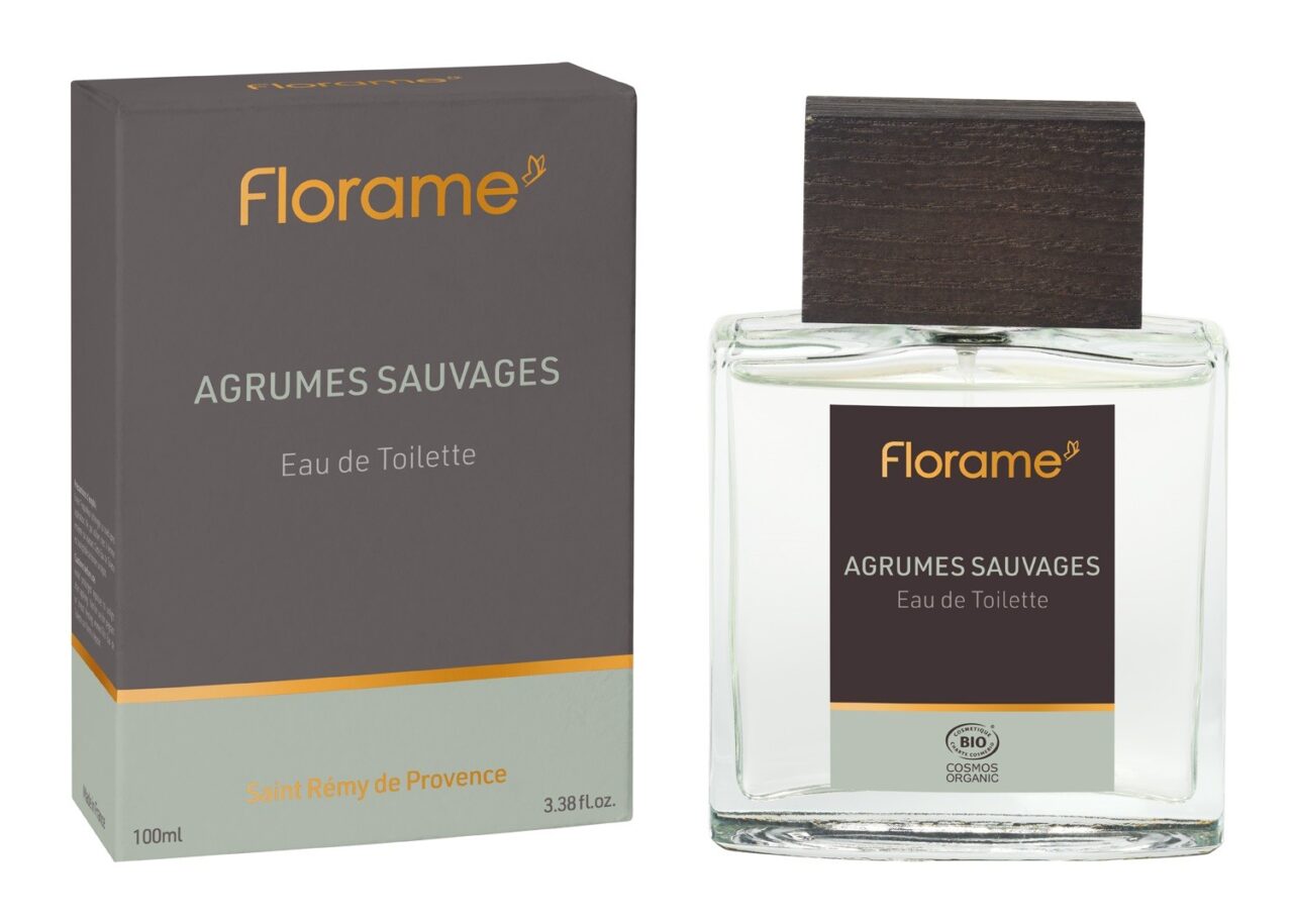 Apa de toaleta barbati Agrumes Sauvages barbati BIO 100ml, FLORAME - 1 Apa de toaleta barbati Agrumes Sauvages barbati BIO 100ml, FLORAME - 1