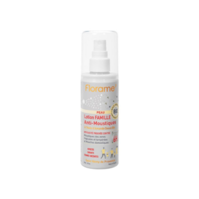 Loțiune anti-țânțari și muște pentru întreaga familie BIO 90 ml, FLORAME