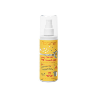 Spray anti-tantari si muste pentru intreaga familie BIO 90ml, FLORAME