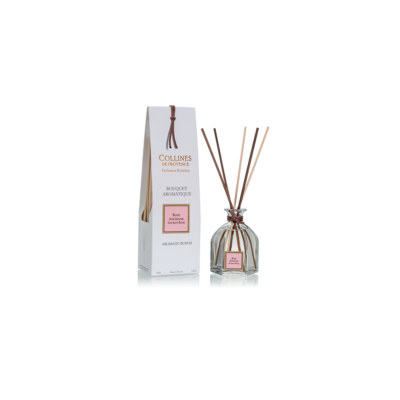 Difuzor buchet parfumat Rose ancienne 100ml, COLLINES DE PROVENCE
