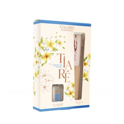 Set Eau Fraîche 50 ml & evantai Floare de Tiare, COLLINES DE PROVENCE